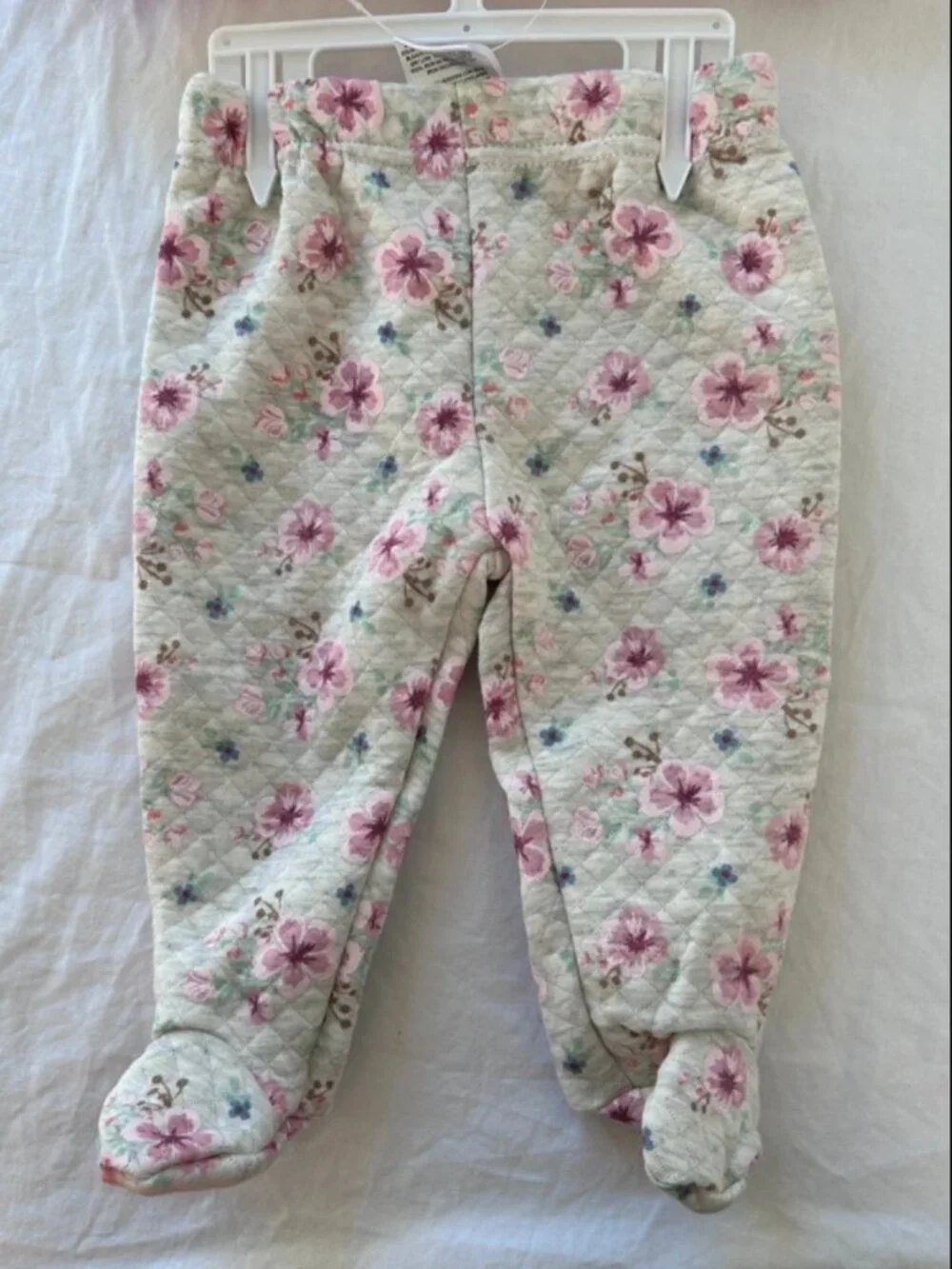 Duck Duck Goose Baby Girl 2 Piece Quilted Set- 3-6M